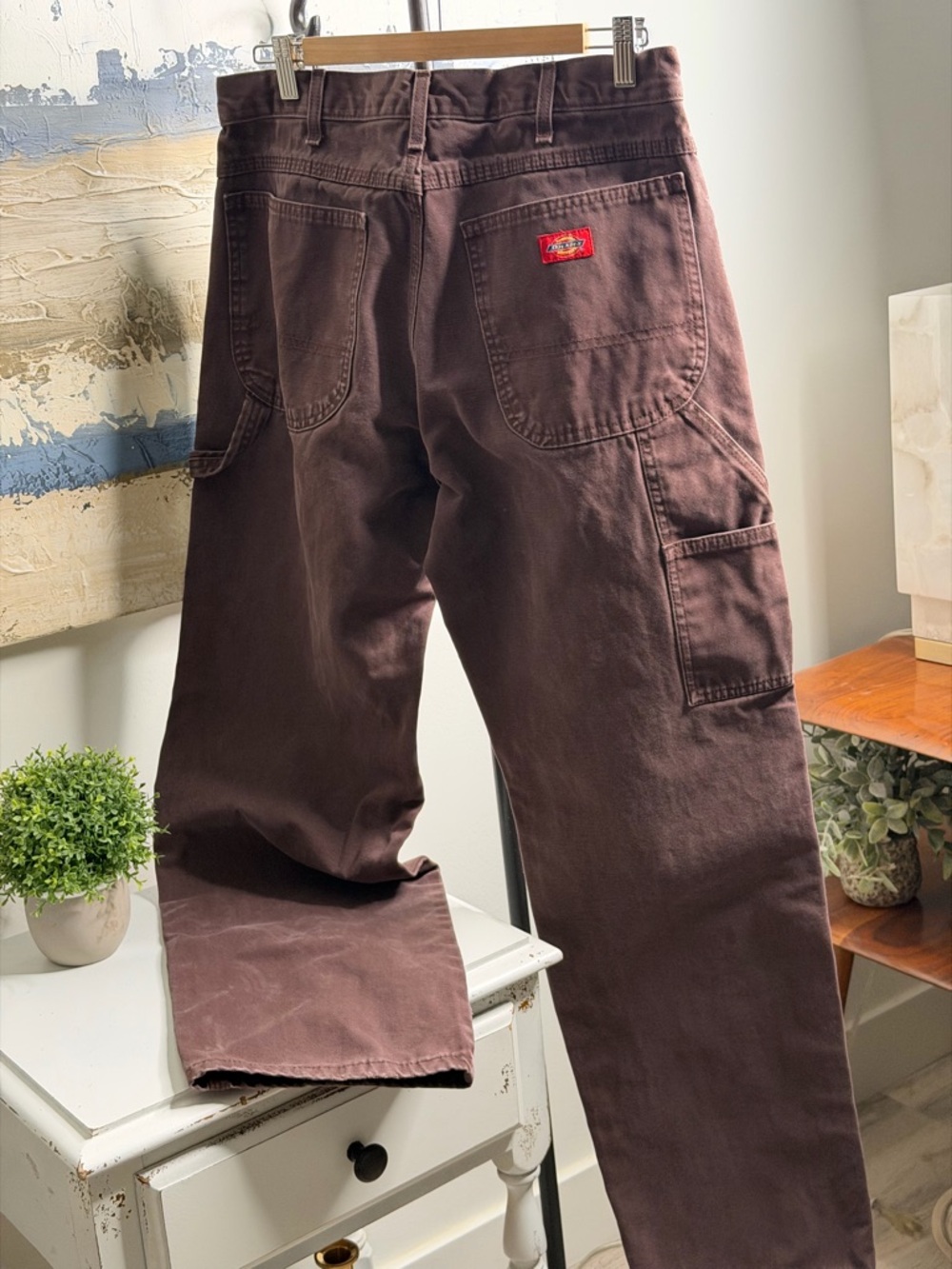 Dickies Men's Dark Brown Cargo Work Pants